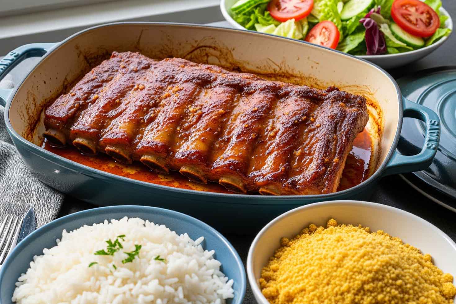 Costelinha ao Forno com Tempero da Família